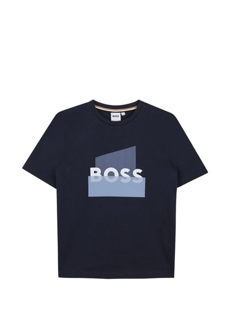T-shirt con stampa HUGO BOSS KIDS | J52978849